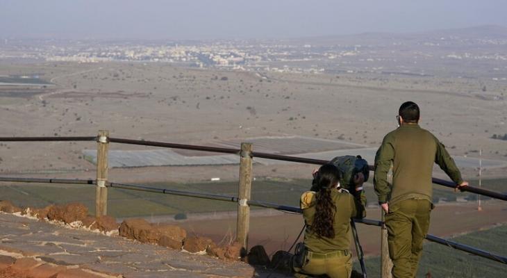 جنود إسرائيليون في الجولان المحتل