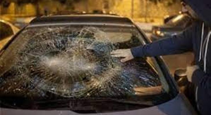 اعتداءات المستوطنين على مركبات الفلسطينيين