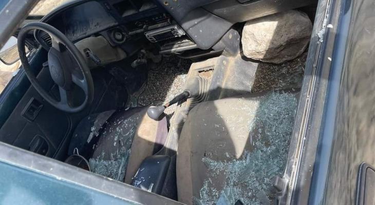 مركبة فلسطينية مدمرة