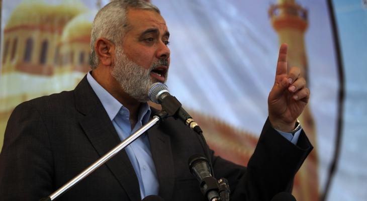 إسماعيل هنية رئيس المكتب السياسي لحركة حماس
