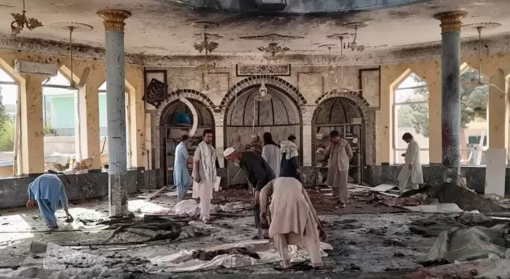 انفجار داخل مسجد في أفغانستان