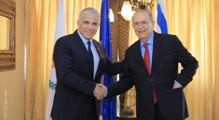 وزير الخارجية الإسرائيلي ووزير الخارجية القبرصي