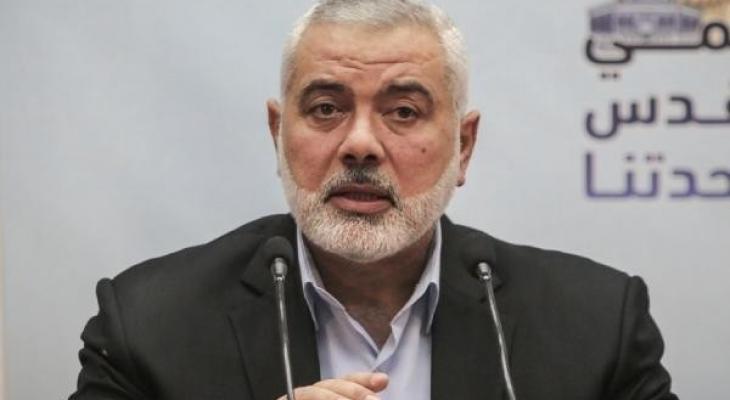 رئيس المكتب السياسي لحماس إسماعيل هنية