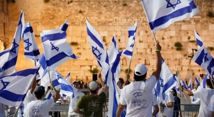 مسيرة أعلام إسرائيلية.