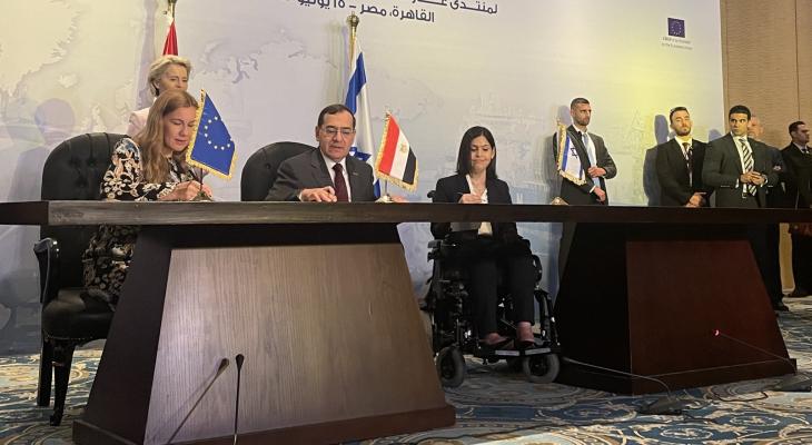 اتفاق إسرائيلي مصري أوروبي لإمداد التكتل بالغاز