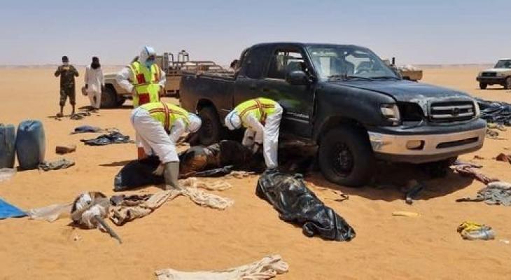 وفاة 20 شخصا  عطشا في الصحراء الليبية