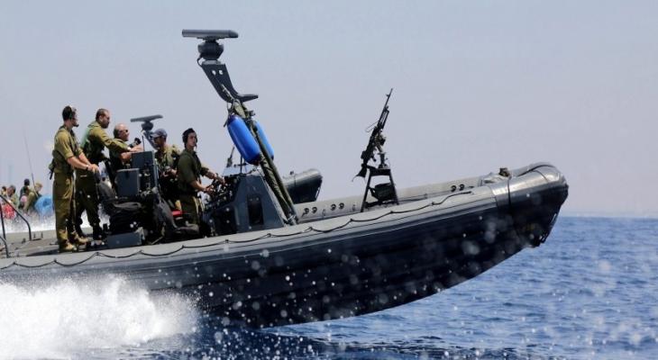 قارب عسكري تابع لبحرية الاحتلال.jpeg