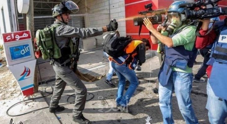 الاحتلال يعتدي على الصحفيين
