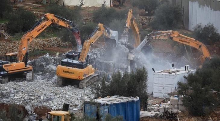 هدم منازل الفلسطينيين