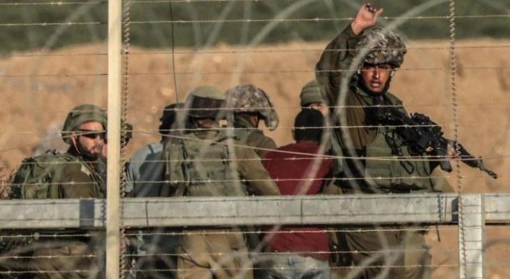 اعتقال شاب على حدود قطاع غزة