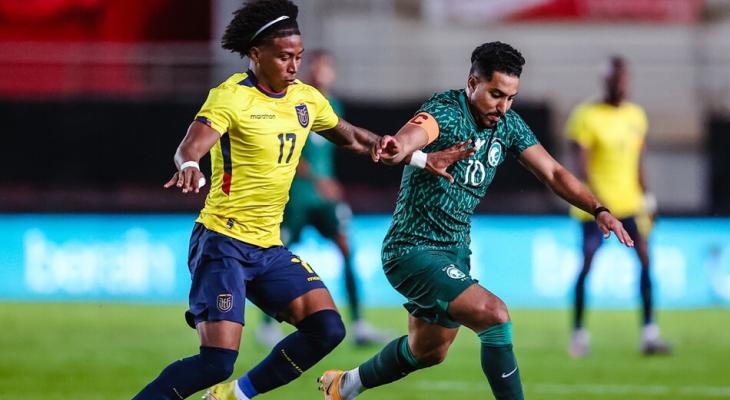 السعودية تتعادل مع الإكوادور استعداداً لـ كأس العالم 2022