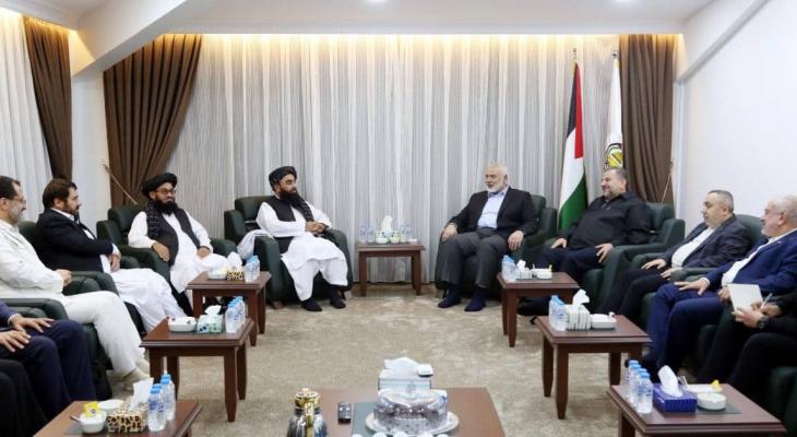 لقاء حماس مع وفد الحكومة الأفغانية