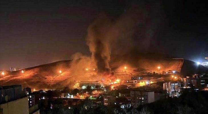 حريق بإيران