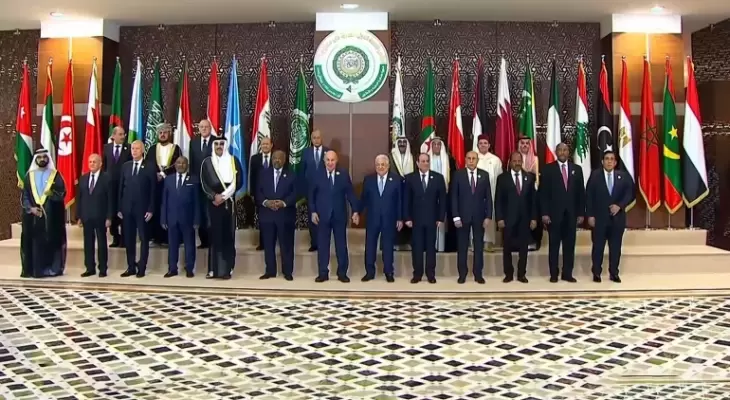 الرؤساء العرب المشاركون في القمة العربية بالجزائر.webp