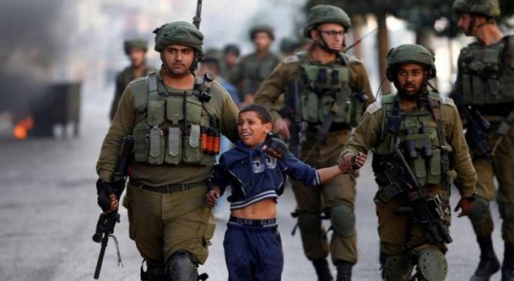 خلال اعتقال جنود الاحتلال لطفل فلسطيني - أرشيفية.jpg