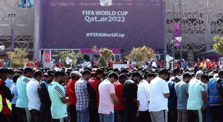 أول صلاة جمعة في كأس العالم 2022