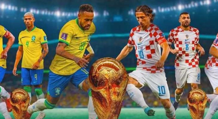 تشكيلة مباراة البرازيل وكرواتيا في ربع نهائي كأس العالم 2022، والقنوات الناقلة