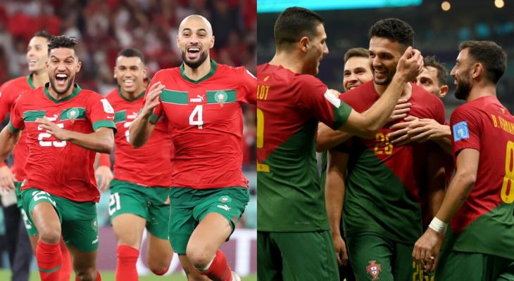 تشكيلة مباراة المغرب والبرتغال في ربع نهائي كأس العالم 2022