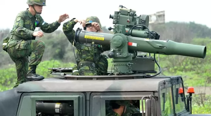 جنود من تايوان خلال تدريبات ردا على الصين.webp