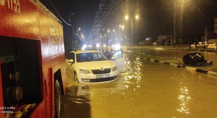غرق شارع صلاح الدين