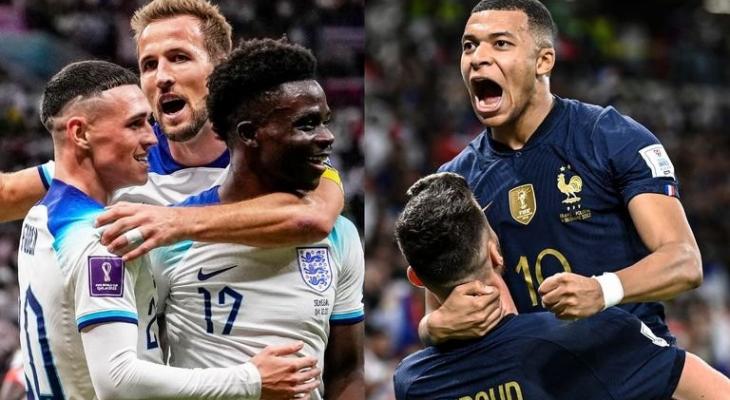 تشكيلة مباراة إنجلترا وفرنسا في كأس العالم 2022 وتاريخ المواجهات بينهما