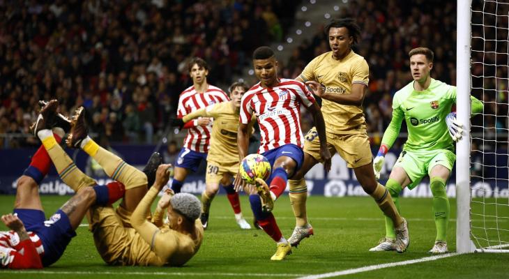 ملخص وأهداف مباراة أتلتيكو مدريد وبرشلونة في الدوري الإسباني