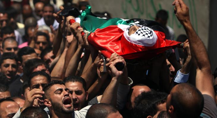 تشييع جثمان شهيد فلسطيني