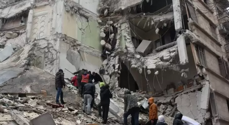 حالة فلسطينيي سوريا المنكوبين بفعل الزلزال المدمر