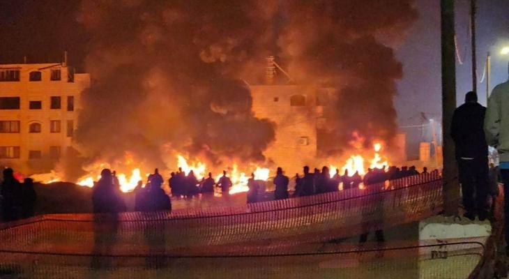 حرق المنازل في نابلس