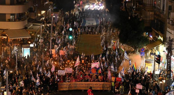 تظاهرات إسرائيل  ضد نتنياهو