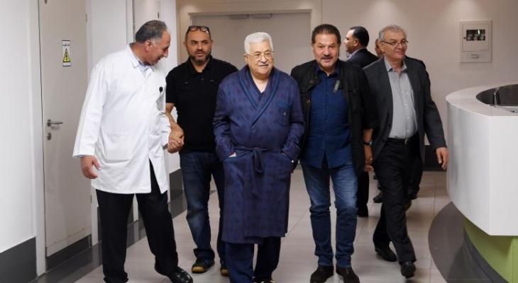 الرئيس محمود عباس في المستشفى الاستشاري - أرشيفية.jpeg