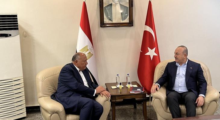 وزيرا الخارجية التركي (يمين الصورة) والمصري (يسارًا).jpg