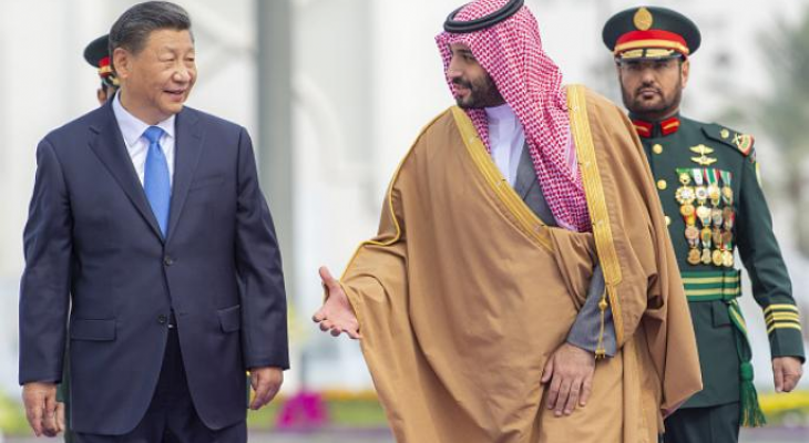 ولي العهد السعودي والرئيس الصيني