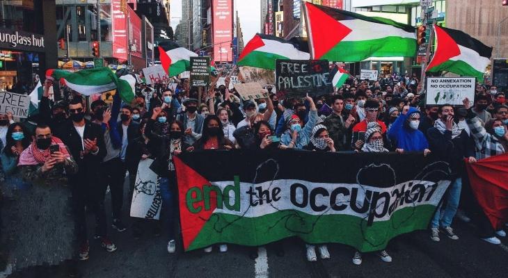 تظاهرة مؤيدة لفلسطين في واشنطن.jpg