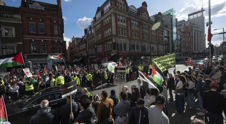 مظاهرات لندن وباكستان