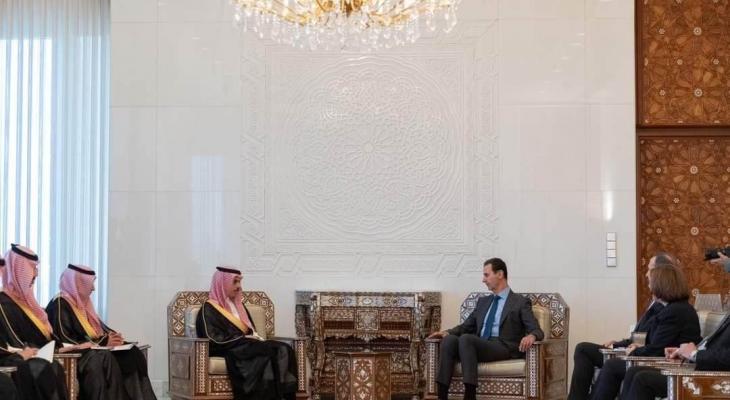 الرئيس السوري يستقبل وزير الخارجية السعودي.jpg