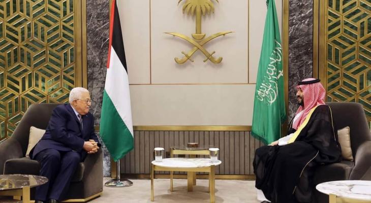 محمود عباس وولي العهد السعودي