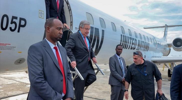 غوتريتش يصل الصومال