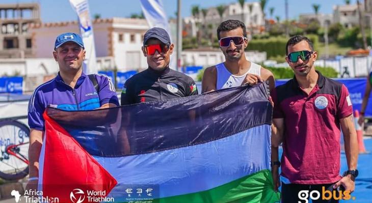 فلسطين تحرز ذهبية البطولة العربية للترايثلون