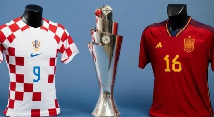 تشكيلة المباراة النهائية لدوري الأمم الأوروبية بين كرواتيا وإسبانيا