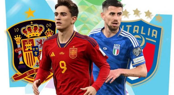 موعد وتشكيلة مباراة إسبانيا وإيطاليا في نصف نهائي دوري الأمم الأوروبية