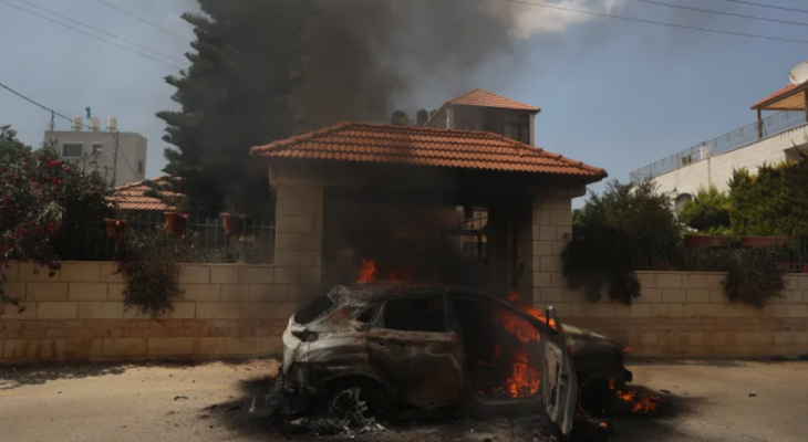 حرق مركبة فلسطينية في ترمسعيا.png