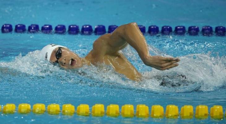 لاعب إسبانى يفوز بلقب العالم في السباحة الفردية