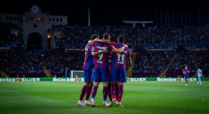 أهداف برشلونة الخمسة في دوري الأبطال