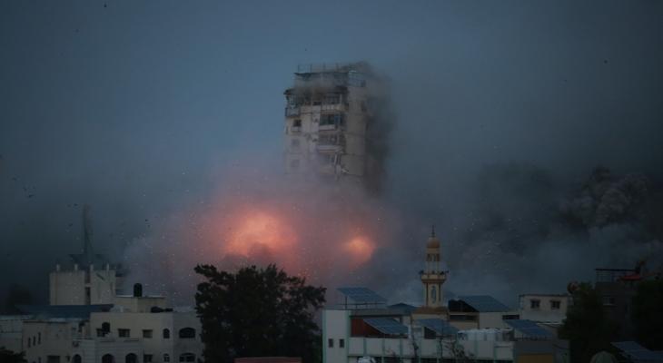 تدمير برج فلسطين في غزة.jpg