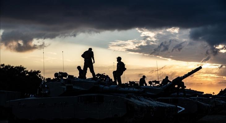 دبابات الاحتلال على حدود غزة.jpg