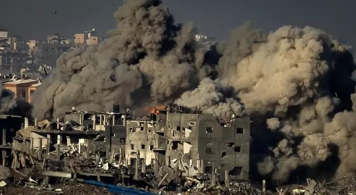 قصف مستمر على غزة.webp