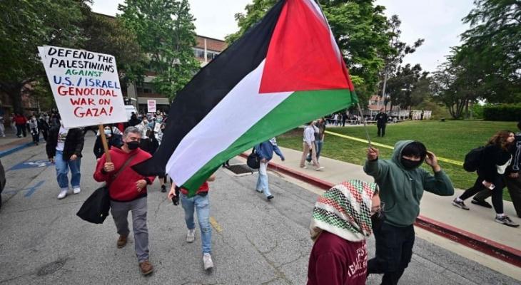 اعتصام طلاب جامعة كاليفورنيا الأمريكية
