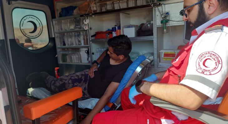 إصابة رجل إطفاء باعتداء للمستوطنين بيت دجن نابلس.jpg
