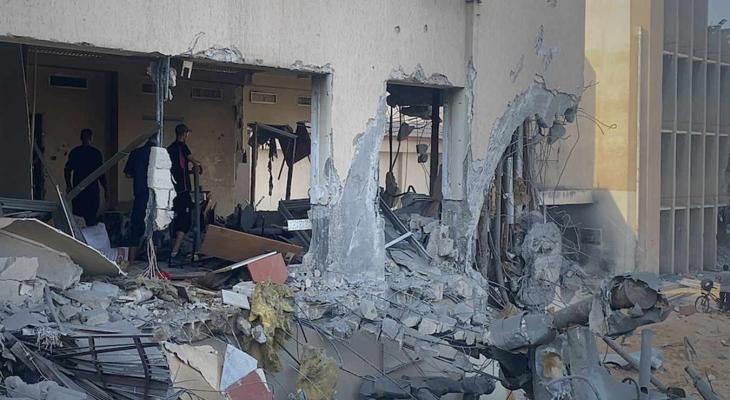 دمار كبير لحق بمجمع مباني وكالة أونروا